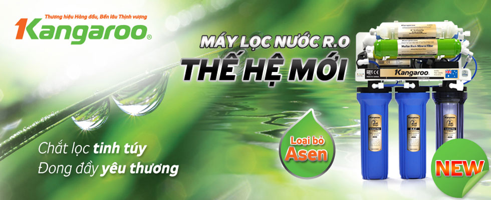 máy lọc nước tinh khiết Ro Kangaroo