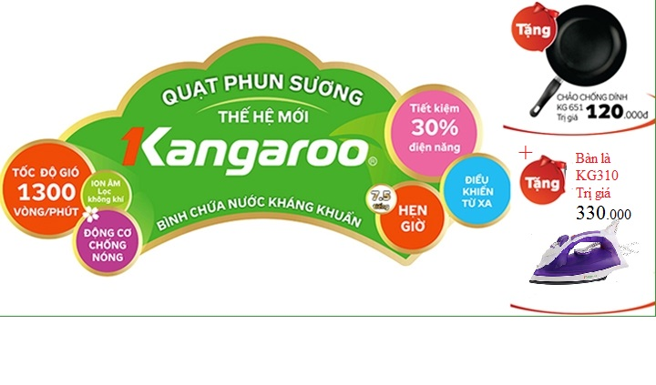 mua quạt phun sương - tặng ngay bàn là