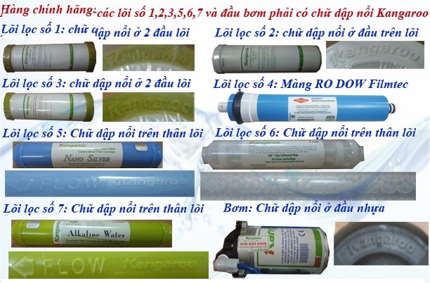 cách nhận biết máy lọc nước kangaroo chính hãng