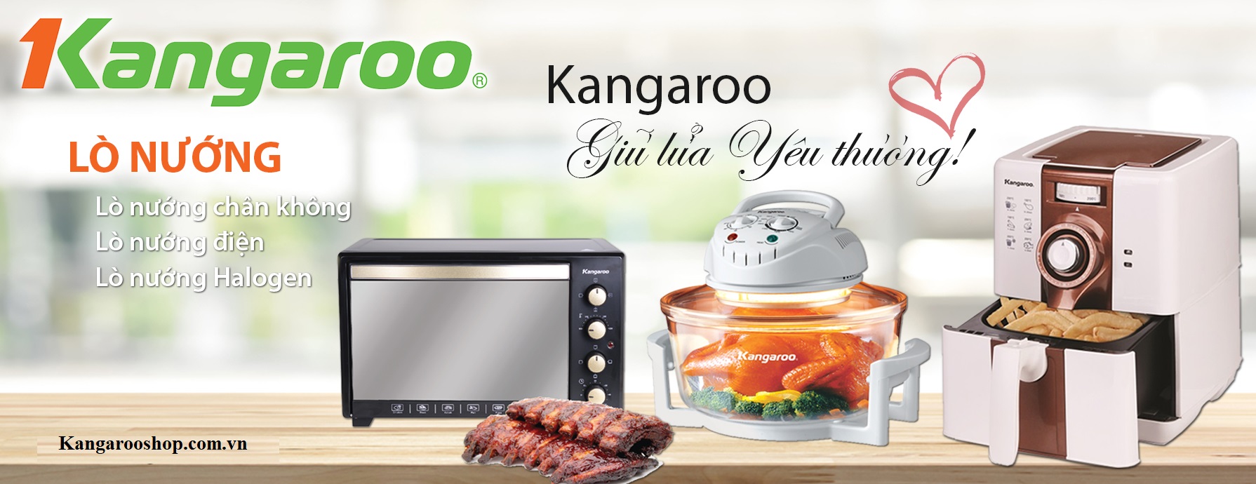 Tìm hiểu các tính năng của lò nướng Kangaroo